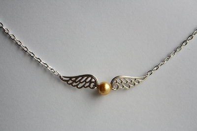 2015新款 哈利波特项链 黄金飞贼项链 金色飞贼项链 复古项链