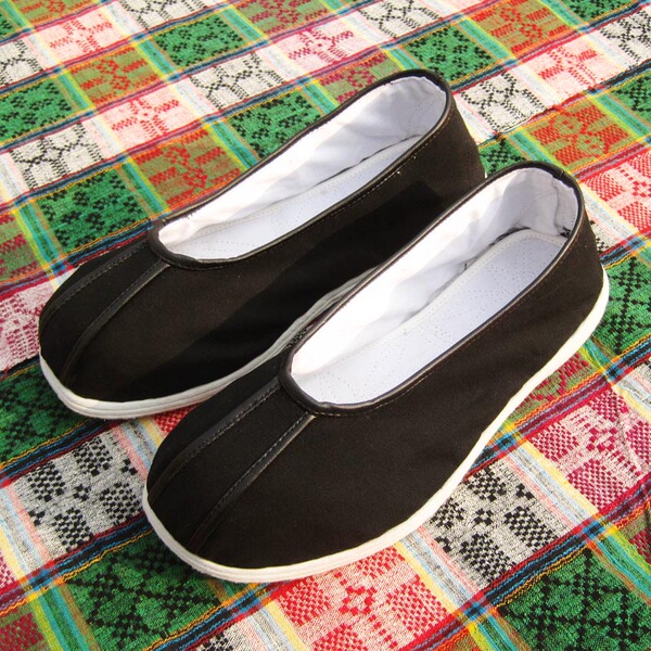 新纯手工千层底男布鞋双梁包皮圆口靸鞋纯棉中老年老北京传统布鞋