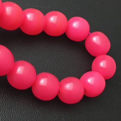 收藏级旧工旧蜡古董伊朗中东蜜蜡粉红美人醉水蜡圆珠13mm单珠价