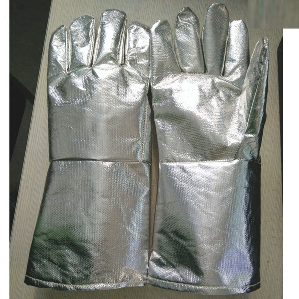 耐高温手套防烫手套铝箔防火隔热手套冶炼耐500-1000度 五指1双价