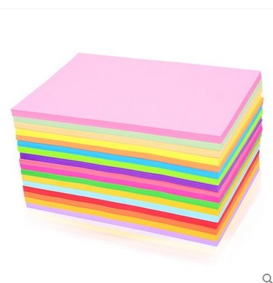 a470g彩色复印纸 打印纸 卡通折纸彩纸 a4手工纸 100张/包