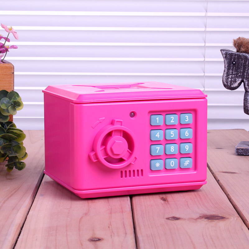 【随想曲家居专营店】存钱罐atm储蓄钱罐儿童密码保险箱创意大号自动