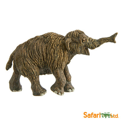 美国safari正版【仿真动物模型-远古史前冰河猛犸象幼崽 长毛象】