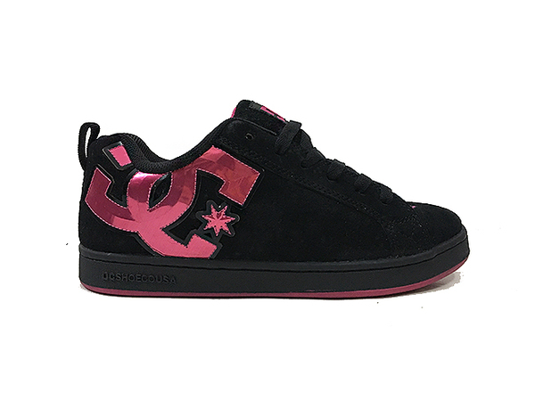 dc shoes w's court graffik se 301043 反毛牛皮 街头板鞋 特价