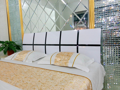 新款床头板定制双人床头现代简约床头靠背烤漆床头板定做包邮