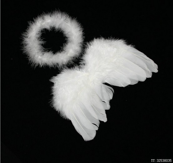 儿童天使翅膀 羽毛翅膀 迷你小翅膀儿童百天照摄影翅膀表演演出