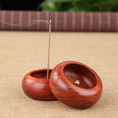 越南花梨木线香香插香座 仿古居室红木香薰摆件 香道