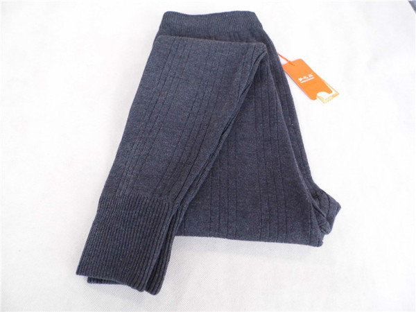 冬季羊毛裤男加厚中厚修身大码毛线裤羊绒裤男士保暖