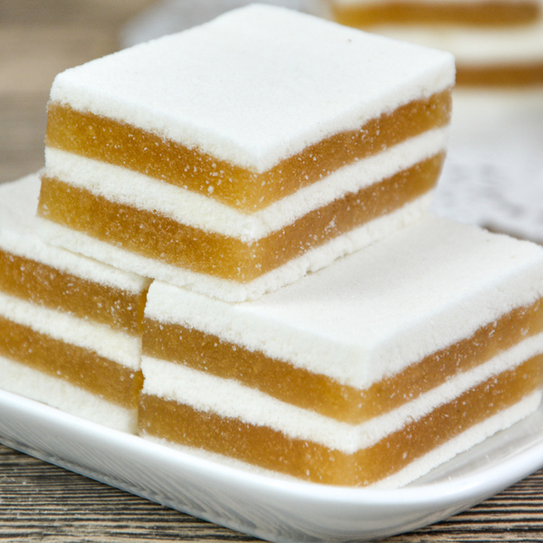 西溪糕团铺水果夹心款芡实糕杭州传统糕点休闲零食小吃西塘切糕