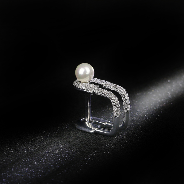 我们相爱吧 周冬雨同款 a*m个性回形针戒指女 xl系列别针装饰指环