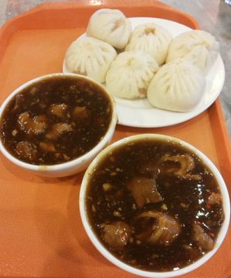 北京老字号天兴居炒肝2碗配包子3两9个北京美食早餐北京配送保温