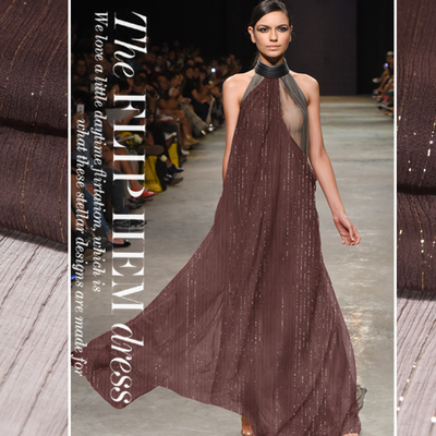 西域风情 乔其纱轻薄透视真丝纱布料面料服装布头夏