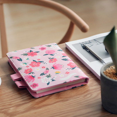 hobo式皮质封面手帐本 a5a6笔记本文具 日记本 日程本 日式定页本