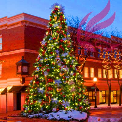 4米圣诞树 4m大型场景圣诞树套餐四米圣诞树套餐高档商场酒店必备