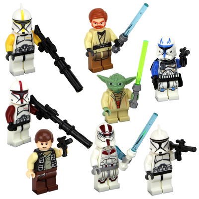 s牌积木人仔 第三方星球大战共和国克隆兵 clone troopers sy195