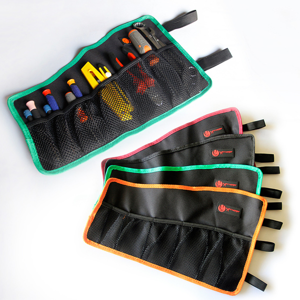 hv工具卷包 工具袋水电工安装收纳包 汽车维修卷筒式工具包小号