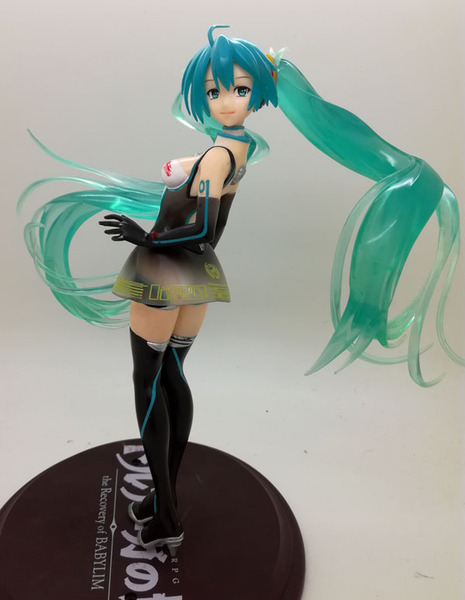 正版散貨初音未來賽車音miku手辦景品擺件公仔頭髮異色