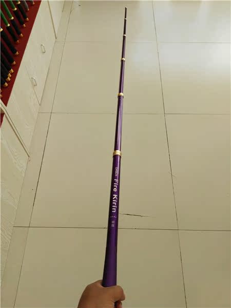 筏钓专用抄网短节抄网杆可伸缩定位超轻碳素抄网杆