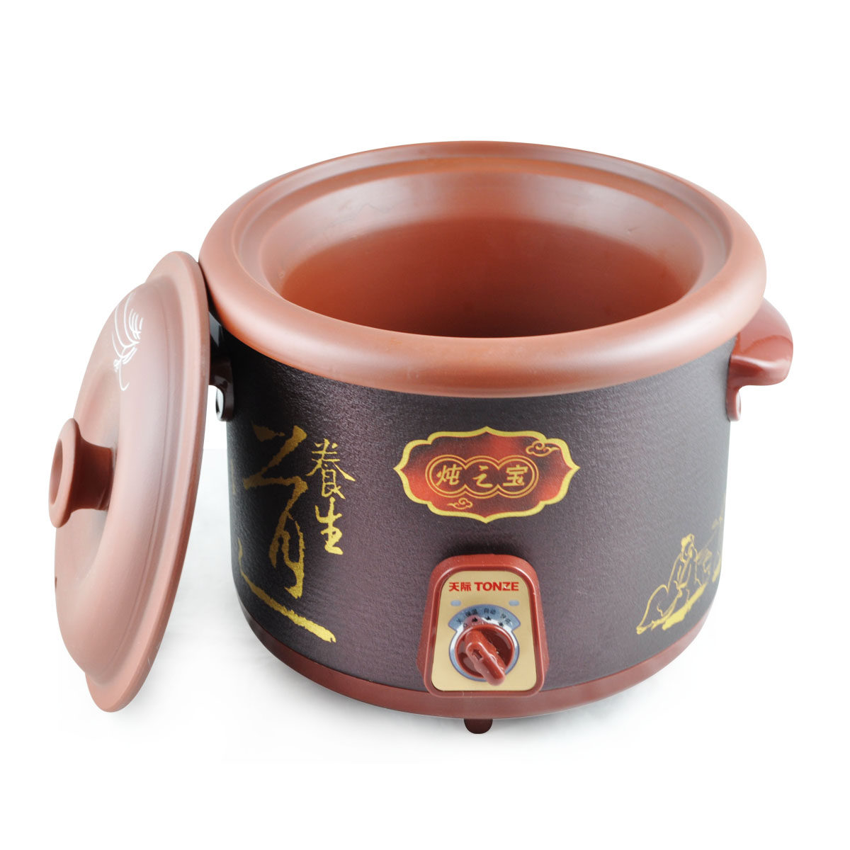 tonze/天际ddg-20az紫砂电炖锅2l煲汤锅电砂锅煲粥锅紫砂煲