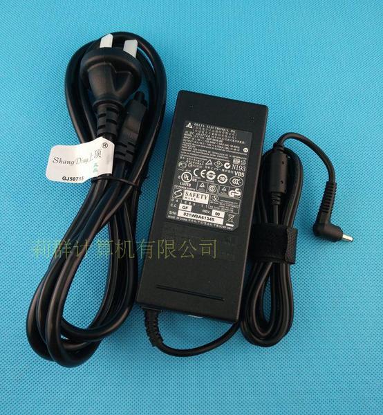 神舟q480s k570c k610d筆記本電源適配器海爾x3p電源小頭19v4.74a