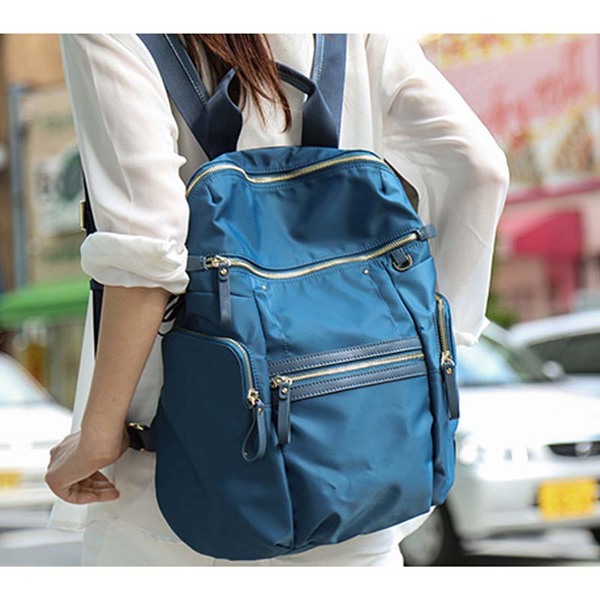 女包尼龙双肩包女牛津布防水轻便旅行背囊女大容量背包 轻包百搭