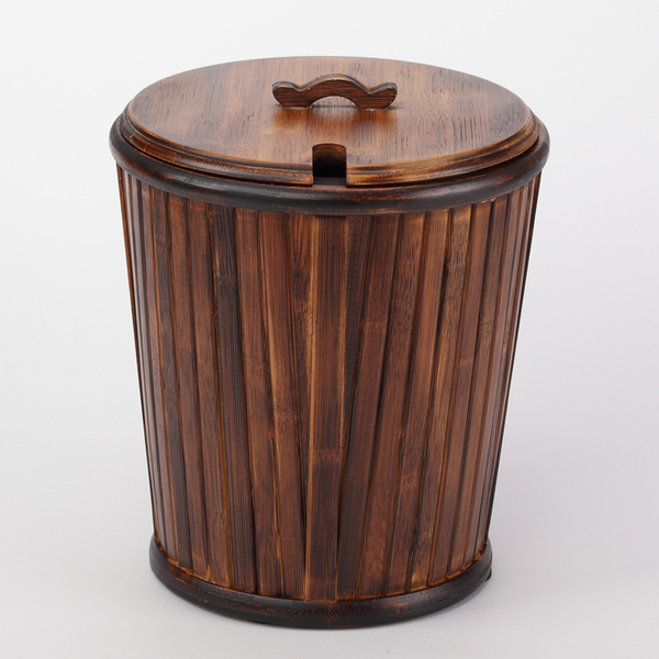 竹茶桶竹子茶水桶 茶渣桶茶盘排水桶 复古茶桶 古茶桶茶叶废水桶