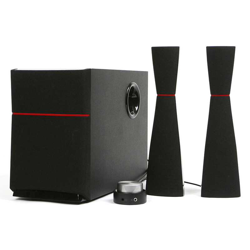 宁美国度 edifier/漫步者 e3200多媒体电脑低音炮音箱线控2.1音响