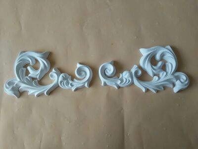 石膏装饰花角雕花墙面墙壁背景墙门头门楣欧式简欧装饰角花浮雕线