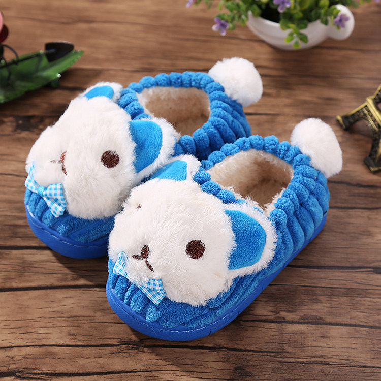 Pantoufles enfants en autre pour hiver - semelle caoutchouc - Ref 1010101 Image 6