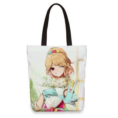 动漫周边手办 偶像活动 夏树未来 学生休闲帆布单肩斜挎手提包