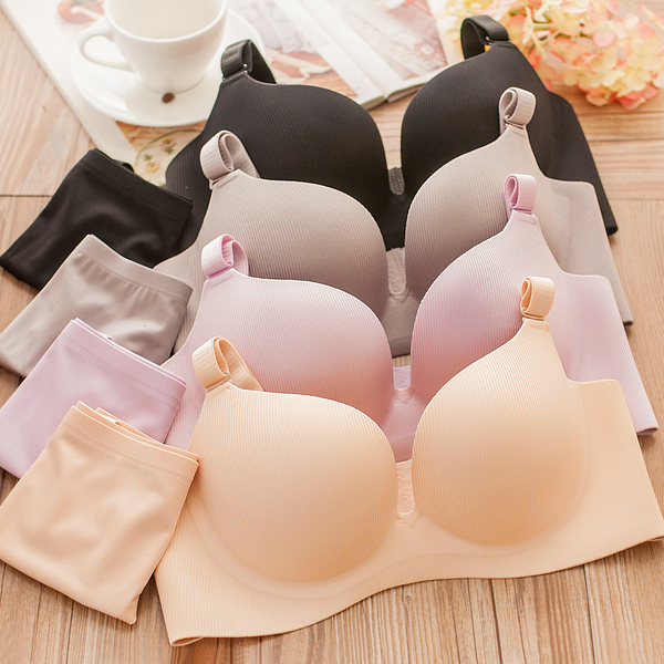 包邮一片式无痕内衣文胸有钢圈超薄女士聚拢小胸舒适透气文胸-淘宝网