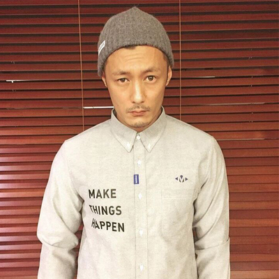 eco 余文乐衬衫秋季宽松纯棉牛津纺印花mdns原创潮牌日系青年衬衣