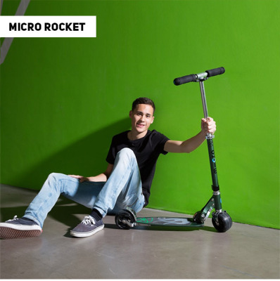 瑞士米高正品micro rocket火箭成人代步二轮滑板车 可折叠 轻便
