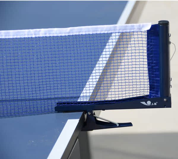 正品三强乒乓球网架304室内乒乓球桌网架 乒乓球台网比赛含球网