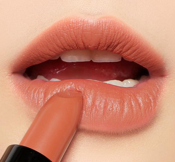 韩国stylenanda正品3ce亚光雾面唇膏橘棕色 口红温柔唇色908口红