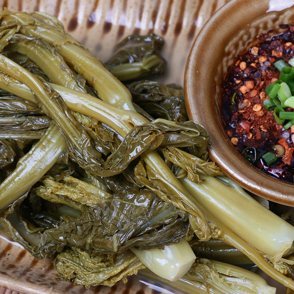 贵州省盘县特产万蕊无盐酸菜下饭菜咸菜泡菜油菜免水淘250g包邮