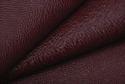 1~1.3mm厚 酒红色十字纹牛皮23.9英尺 diy手缝皮具日本兵库皮料