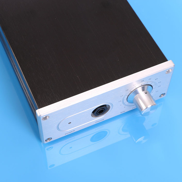 纯铝精致solo耳放全铝拉丝工艺 前级耳放 机箱diy机壳