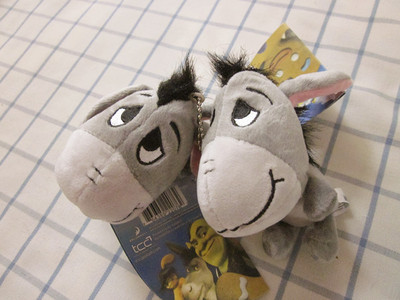 shrek怪物史瑞克怪物史莱克4伊尔驴唐基donkey动漫毛绒公仔小挂件