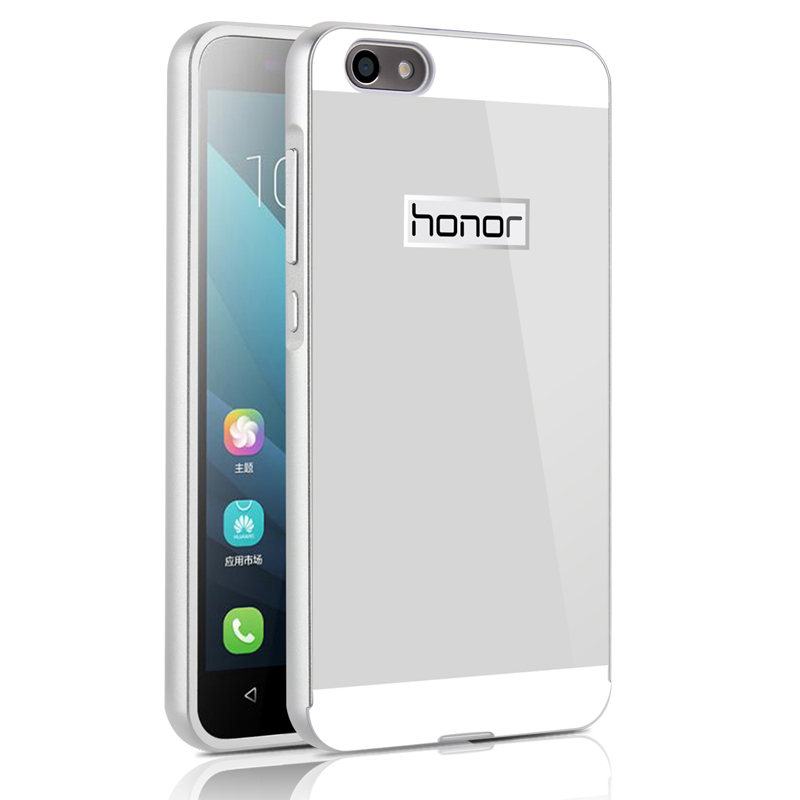 华为荣耀4x手机外壳畅玩che1-cl10金属边后盖式che2-tl00m保护套