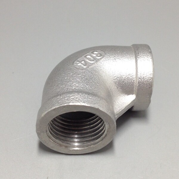 正304 dn1520254分弯头水管内丝直角基础建材不锈钢90度内牙