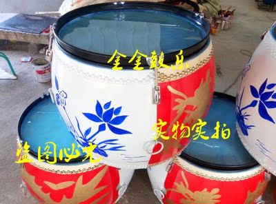 特价16寸中国龙木质水鼓战鼓龙鼓堂鼓锣鼓牛皮大鼓乐器厂家直销