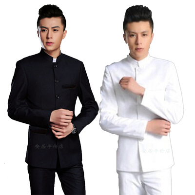 五四青年装男民国中山装男民国服装民国学生装男毕业服合唱表演装