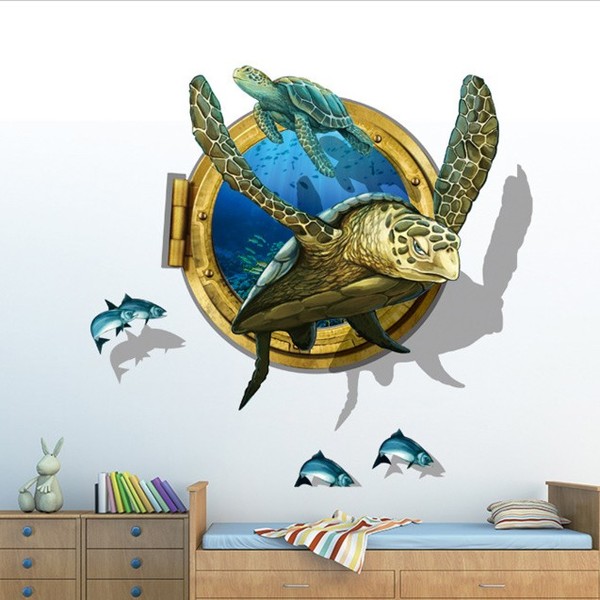 3d立体墙贴墙纸自粘宝宝房间卧室客厅装饰贴画女孩儿童房创意布置