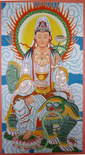 佛易手绘【观音菩萨】十八罗汉/目连/四大天王/弥勒佛/大鼓/木鱼