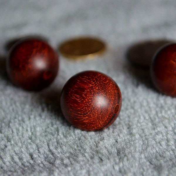 批发 纯手工小叶紫檀佛珠 5/6/8/10/12/14/15/18/20mm 顺纹散珠子