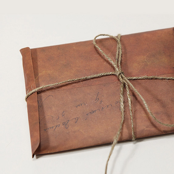 lorrain 复古牛皮纸信封 明信片收纳 礼品包装 满额包邮