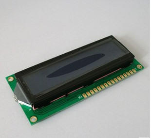 lcd1602 液晶显示器 5v蓝屏 白字 送排针,代码 单片机开发板专用