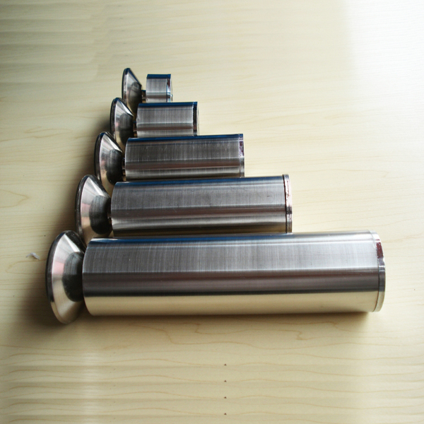 华美特304不锈钢圆形橱柜脚可调节脚电视柜沙发支撑脚加高小桌脚