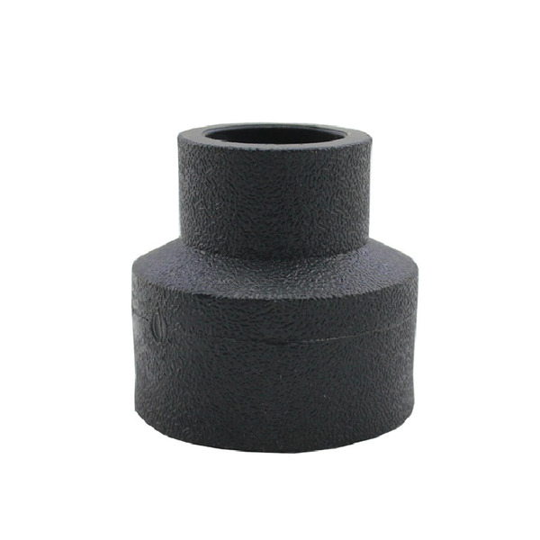 承插式pe异径直接 pe大小头 pe变径直通 hdpe 水管管件